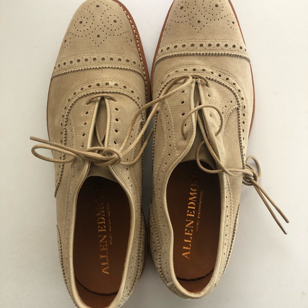 Allen Edmonds Neumok Suede Wingtip Oxford shoe